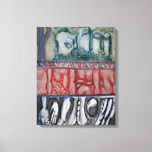 Mark Rothko-schilderij Canvas Afdruk (Voorkant)