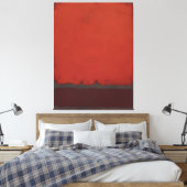 Mark Rothko-schilderij Canvas Afdruk (Insitu (Slaapkamer))