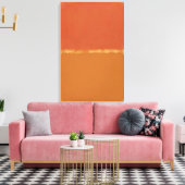 Mark Rothko - Sinaasappel, Rood, Sinaasappel - 196 Canvas Afdruk (Insitu (Woonkamer))