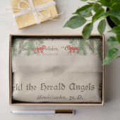 Mark the Herald Angels Zing Muziekblad Decoupage Tissuepapier (Geschenk)