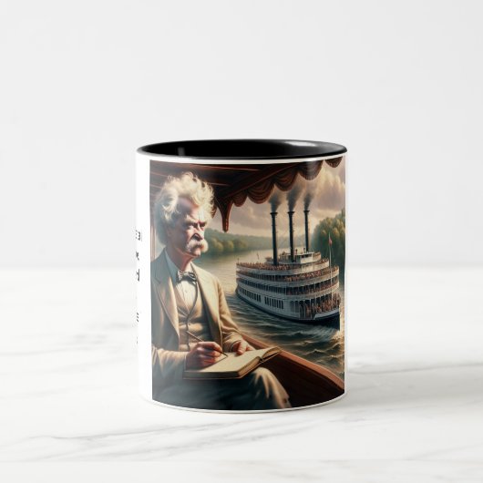 Mark Twain Bekende Quote Koffie Mok (Center)
