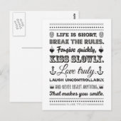 Mark Twain - Breek de regels Briefkaart (Voorkant / Achterkant)