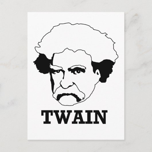 Mark Twain Briefkaart (Voorkant)
