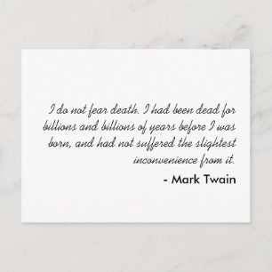 Mark Twain Briefkaart