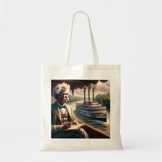 Mark Twain Célèbre Sac fourre-tout de devis de voy (Devant)
