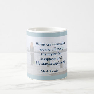 Mark Twain - citaat op mok