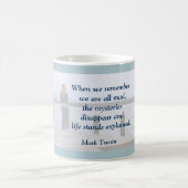 Mark Twain - citation sur mug (Centre)
