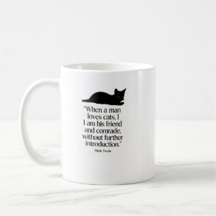 Mark Twain kattenquote mok