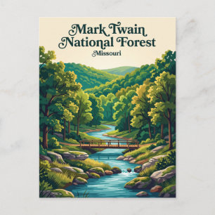 Mark Twain National Forest Missouri Briefkaart