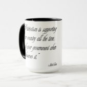 Mark Twain Patriotism Quote Mok (Voorkant links)