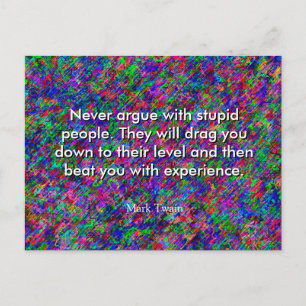 Mark Twain Quote Briefkaart