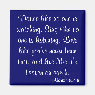 Mark Twain Quote Magneet