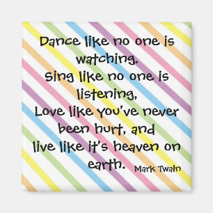 Mark Twain Quote Magneet