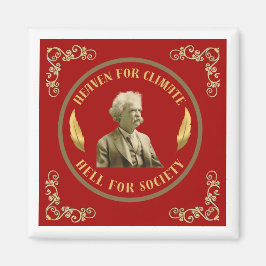 Mark Twain Quote Magnet Magneet