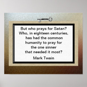 Mark Twain Quote Poster