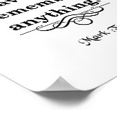 Mark Twain Quote, vertel de waarheid Poster (Hoek)