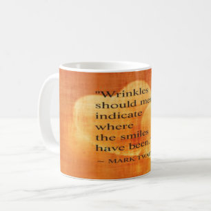 Mark Twain Verjaardagscitaat Met Hartjes Koffiemok