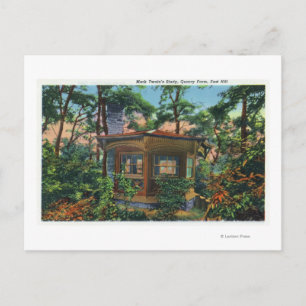 Mark Twain's Study at Quarry Boerderij, East Hill Briefkaart