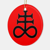 MARK VAN DE DEVIL KERAMISCH ORNAMENT (Links)