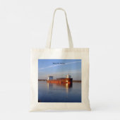 Mark W. Barker canvas tas (Achterkant)