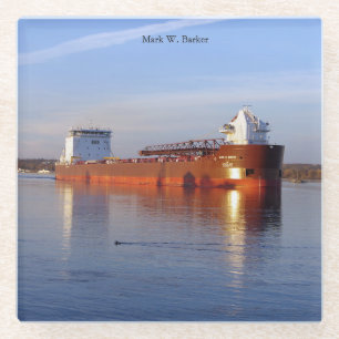 Mark W. Barker glass onderzetter