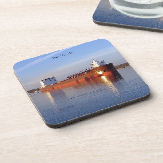 Mark W. Barker set van 6 onderzetters (Linkerzijde)