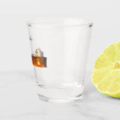 Mark W. Barker shot glass Glas (Rechts)