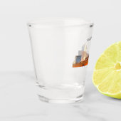 Mark W. Barker shot glass Shot Glas (Links)