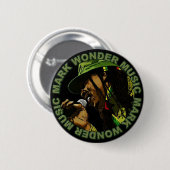 Mark Wonder 2 ¼" Round Badge Pinback-Button Ronde Button 5,7 Cm (Voorkant /achterkant)