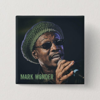 Mark Wonder 2" Square Badge Pinback Button