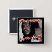 Mark Wonder 2" Square Badge Vierkante Button 5,1 Cm (Voorkant /achterkant)