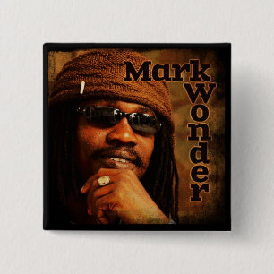 Mark Wonder 2" Square Badge Vierkante Button 5,1 Cm