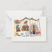 Markazhi ontworpen wenskaart notitiekaartje (Voorkant)