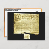 Markbrief voor een schipper van Liverpool Briefkaart (Voorkant / Achterkant)