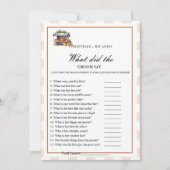 Marke Bride & bruidegom trivia vrijgezellenfeest s Aankondiging (Voorkant)