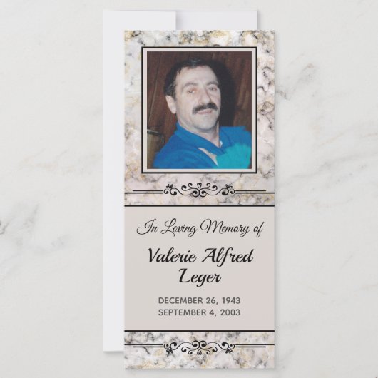 Marked Custom Memorial Keepomwille Kaart (Voorkant)