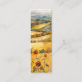 Markeer uw Herfst Favorieten - Bladwijzer Kaart Mini Visitekaartje (Voorkant)