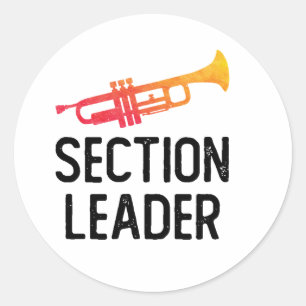 Markeerbak voor Trumpet Section Ronde Sticker