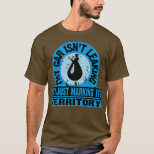 markeert zijn grondgebied t-shirt
