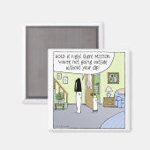 "Marker Moms" Grappige Cartoon Magneet (Voorkant / Achterkant)