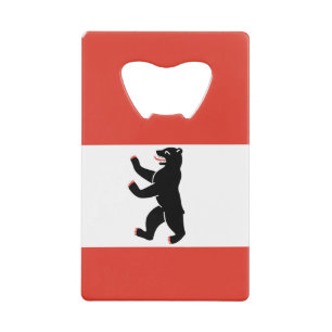 Markering Berlijnse bottelaar voor creditcard Kredietkaart Flessenopener