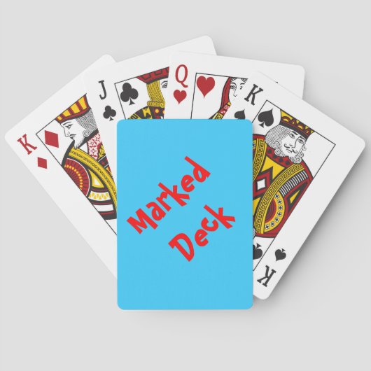 Markering Deck Pokerkaarten (Achterkant)