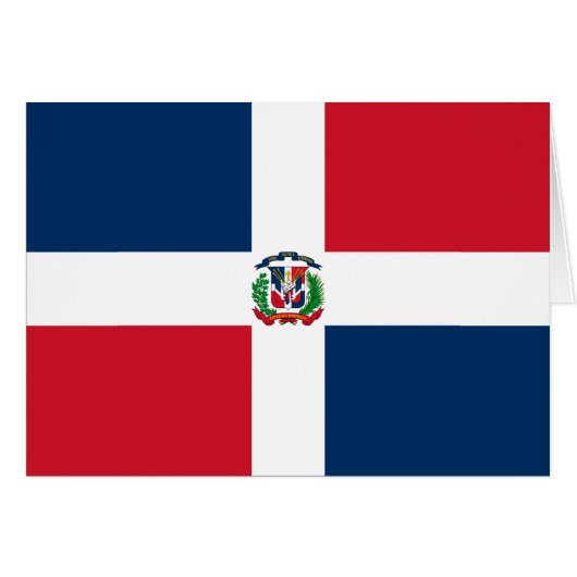 Markering Dominicaanse Republiek (Voorkant Horizontaal)