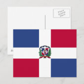 Markering Dominicaanse Republiek Briefkaart (Voorkant / Achterkant)