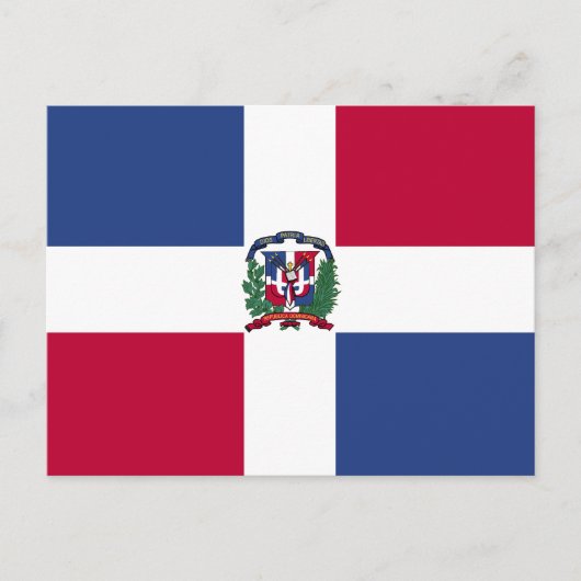 Markering Dominicaanse Republiek Briefkaart (Voorkant)