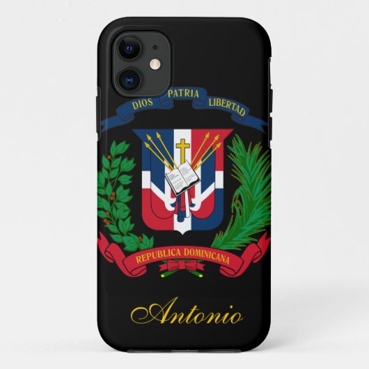 Markering Dominicaanse Republiek Case-Mate iPhone Case (Achterkant)