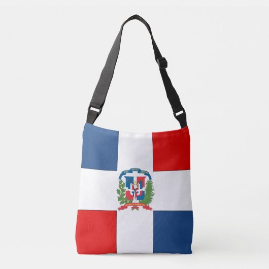 Markering Dominicaanse Republiek Crossbody Tas (Voorkant)
