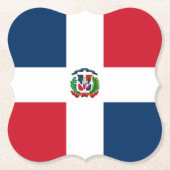 Markering Dominicaanse Republiek Kartonnen Onderzetters (Voorkant)