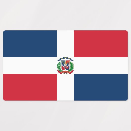 Markering Dominicaanse Republiek Labels (Design 2)