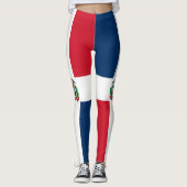 Markering Dominicaanse Republiek Leggings (Voorkant)